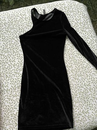 Vestido fiesta terciopelo rosa/rojo, verde, negro