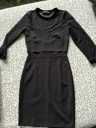 Vestido fiesta terciopelo rosa/rojo, verde, negro