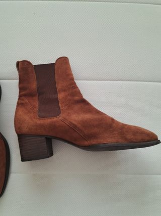 GANT Botas de Ante Marrones Mujer