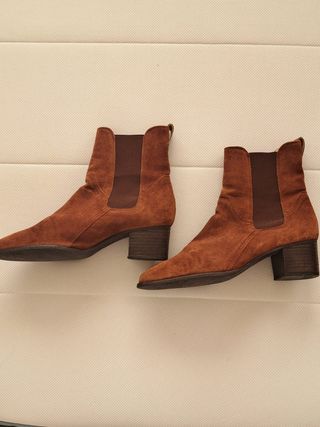 GANT Botas de Ante Marrones Mujer