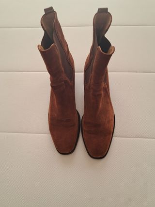 GANT Botas de Ante Marrones Mujer