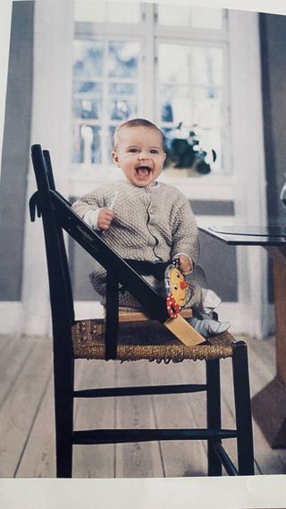 Trona de viaje madera y tela negra