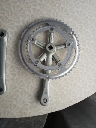 Bielas Shimano 105 clasicas para ejes cuadradillo