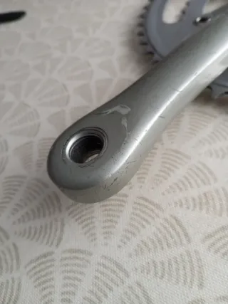 Bielas Shimano 105 clasicas para ejes cuadradillo