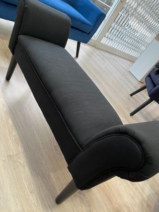 Banco zapatero negro