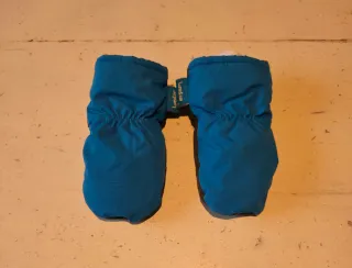 Manoplas nieve bebé azul