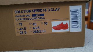 Asics Speed FF 3 Clay Red