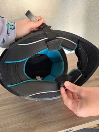 Casco Moto Stinger, tallaL ( la talla es pequeña )