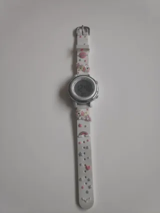 Reloj Digital Infantil Unicornio Rosa Blanco