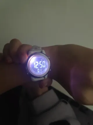 Reloj Digital Infantil Unicornio Rosa Blanco