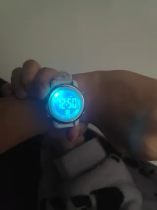 Reloj Digital Infantil Unicornio Rosa Blanco