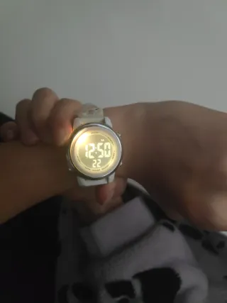 Reloj Digital Infantil Unicornio Rosa Blanco