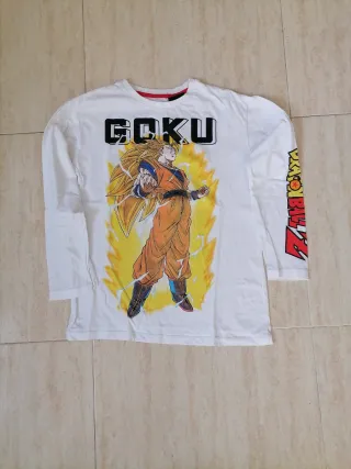 4 Camisetas Manga Larga Niño Talla 10/12