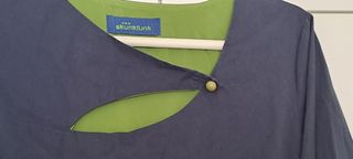 Vestido Skunkfunk azul y verde