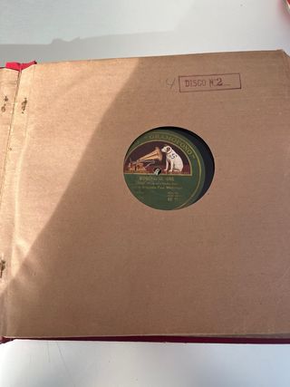 Álbum Phono Odeon 12 discos Gramofono