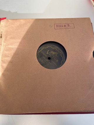 Álbum Phono Odeon 12 discos Gramofono