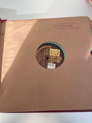 Álbum Phono Odeon 12 discos Gramofono