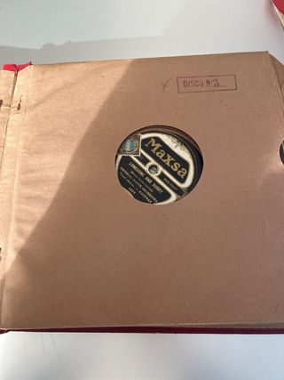 Álbum Phono Odeon 12 discos Gramofono