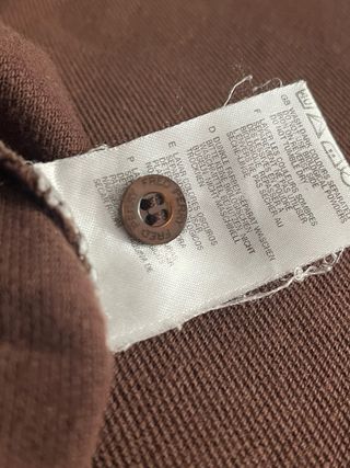 Polo Fred Perry Manga Larga Marrón Talla S