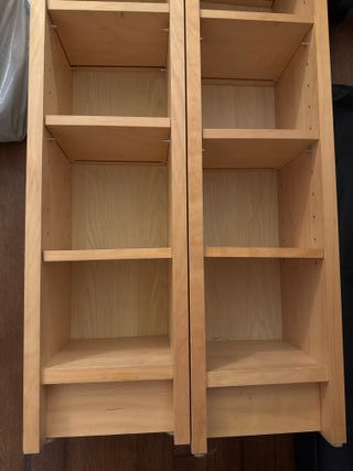 Estanterías Gnedby IKEA Roble Tinte Blanco