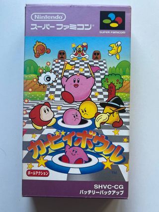 Kirby Bowl Super Famicon Snes Nintendo giapponese
