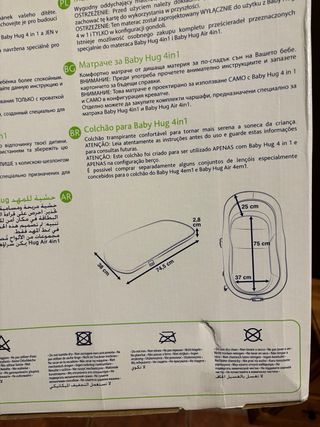 Cuna Chicco 4 en 1 : Moisés, Hamaca y Trona .