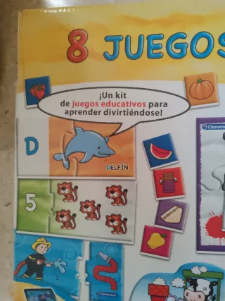 Juego Clementoni 8 Juegos en 1