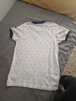 Polo Fila Blanco con Estampado