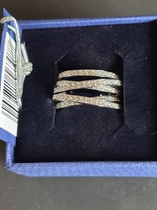Multianillo Swarovski Plata