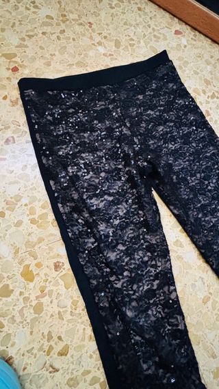 Pantalón negro lentejuelas