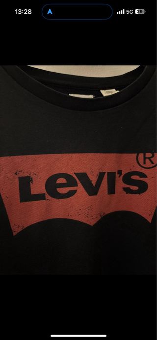 Sudadera Levi's Negra sin uso