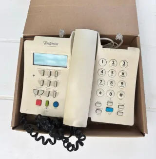 Teléfono fijo Telefonica Beige