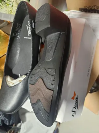Zapatos Dian Salon Talla 38 Negros Nuevos
