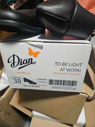 Zapatos Dian Salon Talla 38 Negros Nuevos