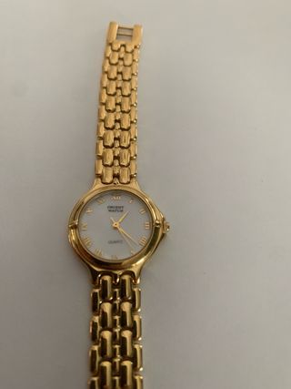 Reloj Orient Mujer Dorado y Blanco