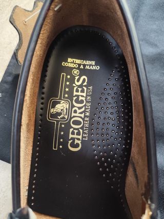 Mocasines George Burdeos Talla 45