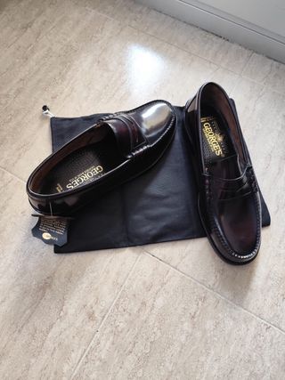 Mocasines George Burdeos Talla 45