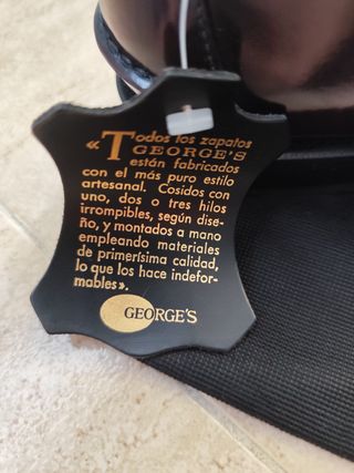 Mocasines George Burdeos Talla 45