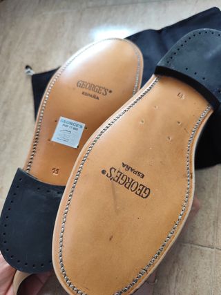 Mocasines George Burdeos Talla 45