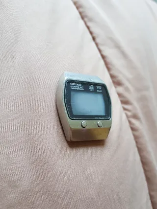 Reloj Seiko Quartz LC Chronograph Plata