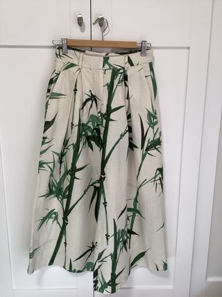 Falda pantalón Massimo Dutti T38 Bambú