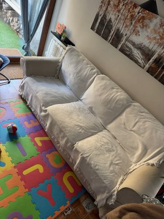 Sofá IKEA Ektorp 3 plazas beige