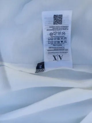 Camiseta Armani Exchange Blanca