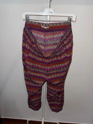 Pantalón Y2k Lefties Estampado Zigzag Talla XL