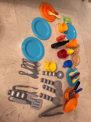 Juguetes Comida Cocinita y utensilios