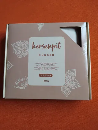 Cojín de semillas de cereza 15x55cm