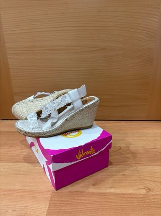 Alpargatas Vidorreta Blancas