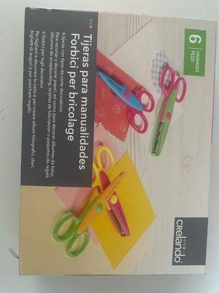 Tijeras de manualidades CREATIVAS - Set 6