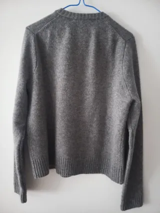 Chaqueta Zara Lana Gris