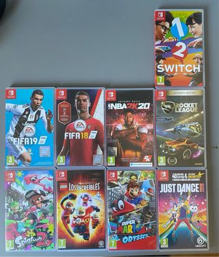 Nintendo Switch + Accessori Blu/Rosso